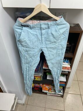 Ted Baker Baby Blue Slim Chinos